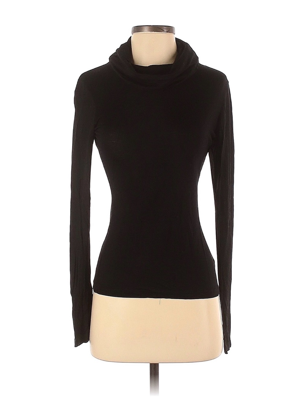 James Perse Turtleneck Long-Sleeve Shirt